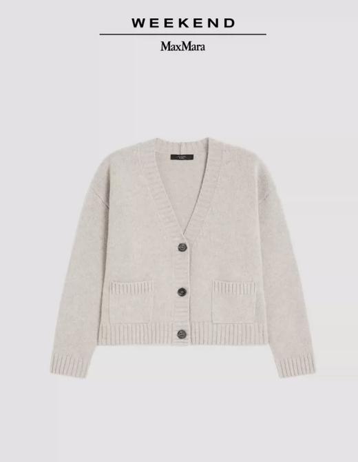 2FWeekend MaxMara 25女装羊毛V领开衫外套吊牌价3800元 商品图3