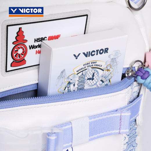 威克多 羽毛球包 2025羽联世界巡回总决赛系列 双肩包 BR5050WT25 商品图5