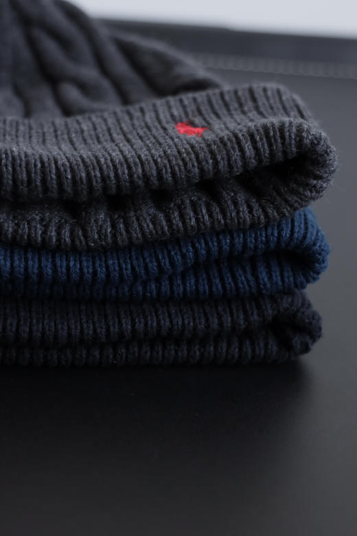 R.L 羊毛混纺 提花针织帽 冷帽 PJ045 商品图3