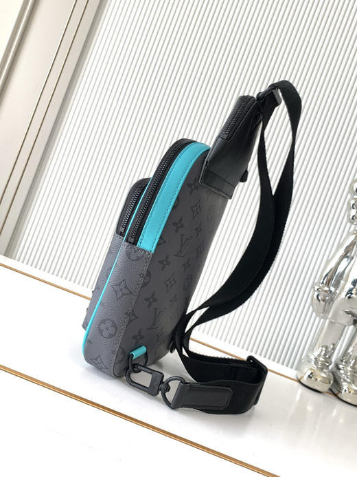 秋冬特惠💰1180 渠道级LV【A钢五金 MB163c01变码芯片】te级LV 全套包装 M11703灰花 本款 Avenue 小号单肩包 商品图1