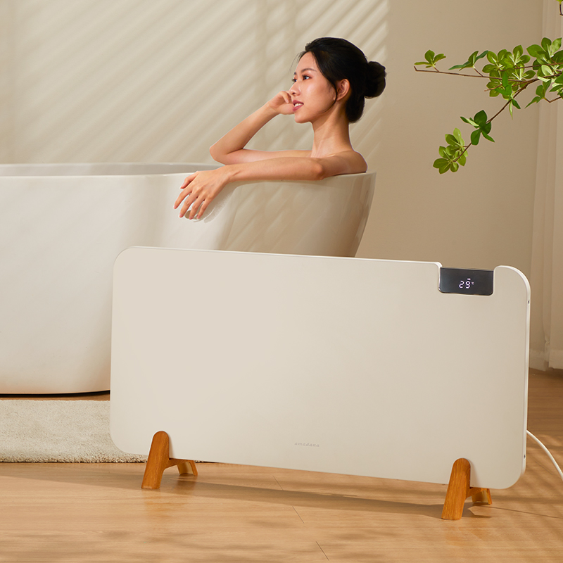 amadana大平板对流式智能电采暖|胜似地暖，一台过暖冬，升温不干燥，静音不扰眠|取暖器