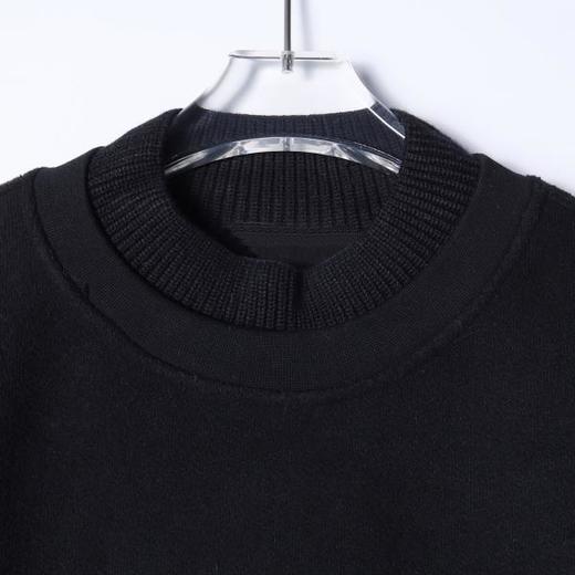 52133SDSA男士秋冬新款痞帅男装撞色缝线拼接立领卫衣百搭时尚宽松上衣 商品图2