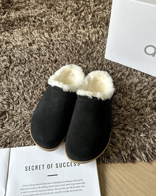 现货 THS-限时 al家 情侣款 一脚蹬勃肯毛毛拖鞋 4色 QZ116 商品图8