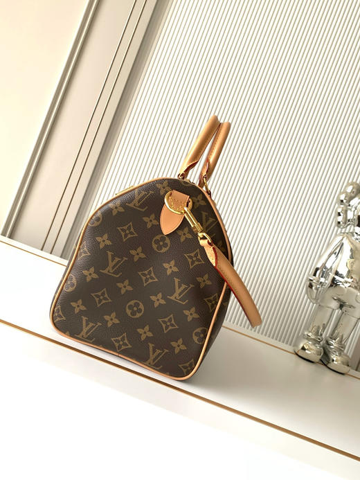 秋冬特惠💰1400 渠道级LV【全钢五金 MB163c01变码芯片】te级LV 全套包装 M11945老花 Speedy Soft 30 Crafty手袋 商品图1