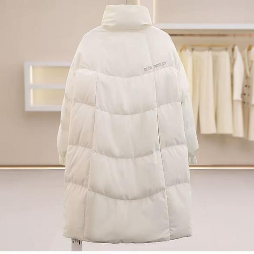 抗菌除螨面料【羽绒服】90%白鸭绒50D杜邦抗菌面料品质休闲宽松立领羽绒服-喜出 商品图1