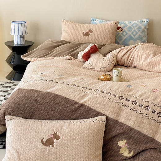 自然醒280g仿羊毛绒全消光牛奶绒四件套MT 商品图6