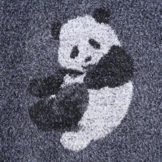 88182SDSA男士秋冬新款痞帅男装简约撞色熊猫图案圆领毛衣百搭舒适上衣 商品图3