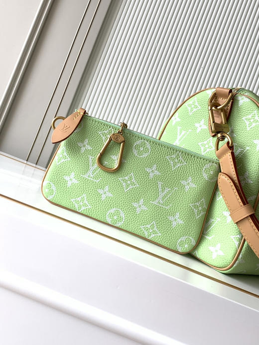 秋冬特惠💰1670 渠道级LV【全钢五金 MB163c01变码芯片】te级LV 全套包装 M14064柠檬绿 本款Speedy P9 Bandoulière30手袋 商品图5