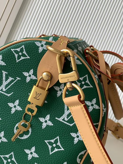 秋冬特惠💰1670 渠道级LV【全钢五金 MB163c01变码芯片】te级LV 全套包装 M14077深绿 本款Speedy P9 Bandoulière30手袋 商品图6