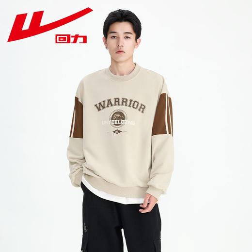 回力卫衣男2025春秋款圆领潮牌外套青少年长袖高级感美式运动上衣 商品图6