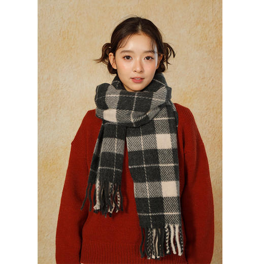 GD冬季经典格纹高级感保暖围巾-纪念日百货门店同款165198879 商品图4