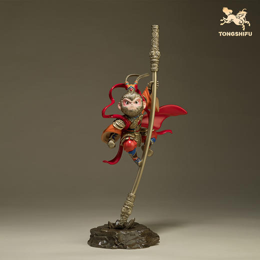 铜师傅《盖世英雄》客厅桌面孙悟空齐天大圣铜摆件 节日礼物 商品图1