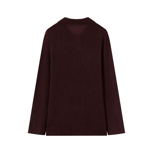 N°28 2025 秋冬季新款设计师女装长袖POLO领毛衣羊毛上衣 895392M110 商品图1