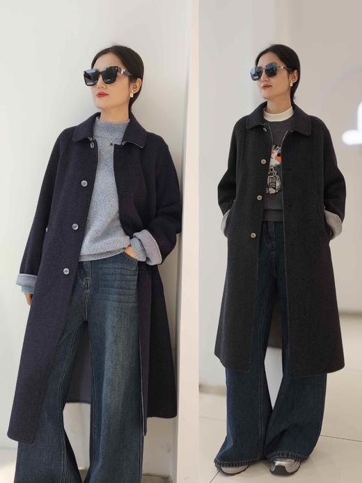 581331植绒阔腿牛仔裤 商品图6