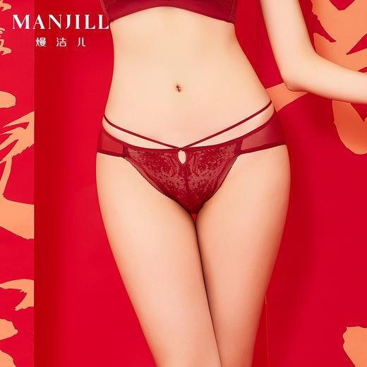 【莫奈花园系列】中低腰中叉配套内裤性感蕾丝内裤商场同款25702216 商品图2