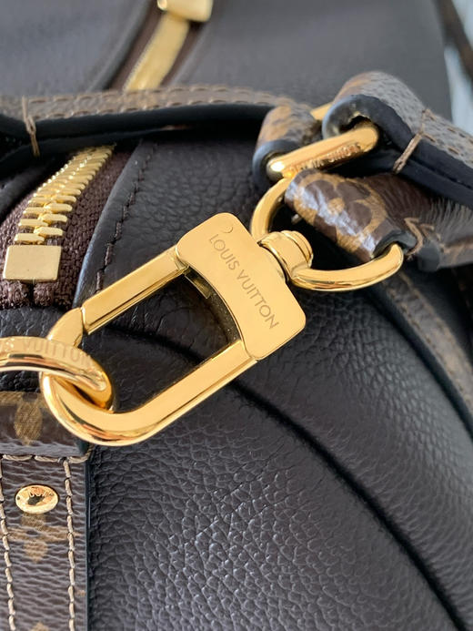 秋冬特惠💰1590 渠道级LV【全钢五金 MB163c01变码芯片】te级LV 全套包装 M26397深咖啡 本季 Express 中号手袋 商品图6