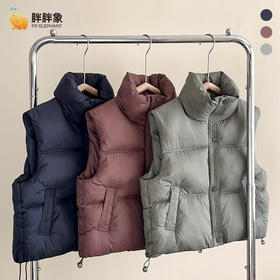 2025秋冬新款男女儿童保暖棉服马甲 百搭中大童棉衣棉服背心