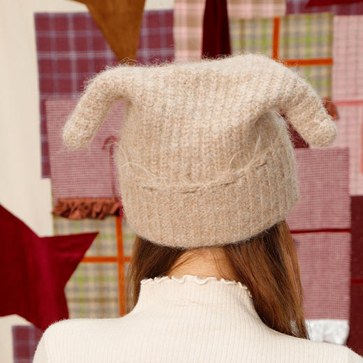 卷毛小狗小耳朵毛线帽帽子-纪念日百货门店同款167997893 商品图2