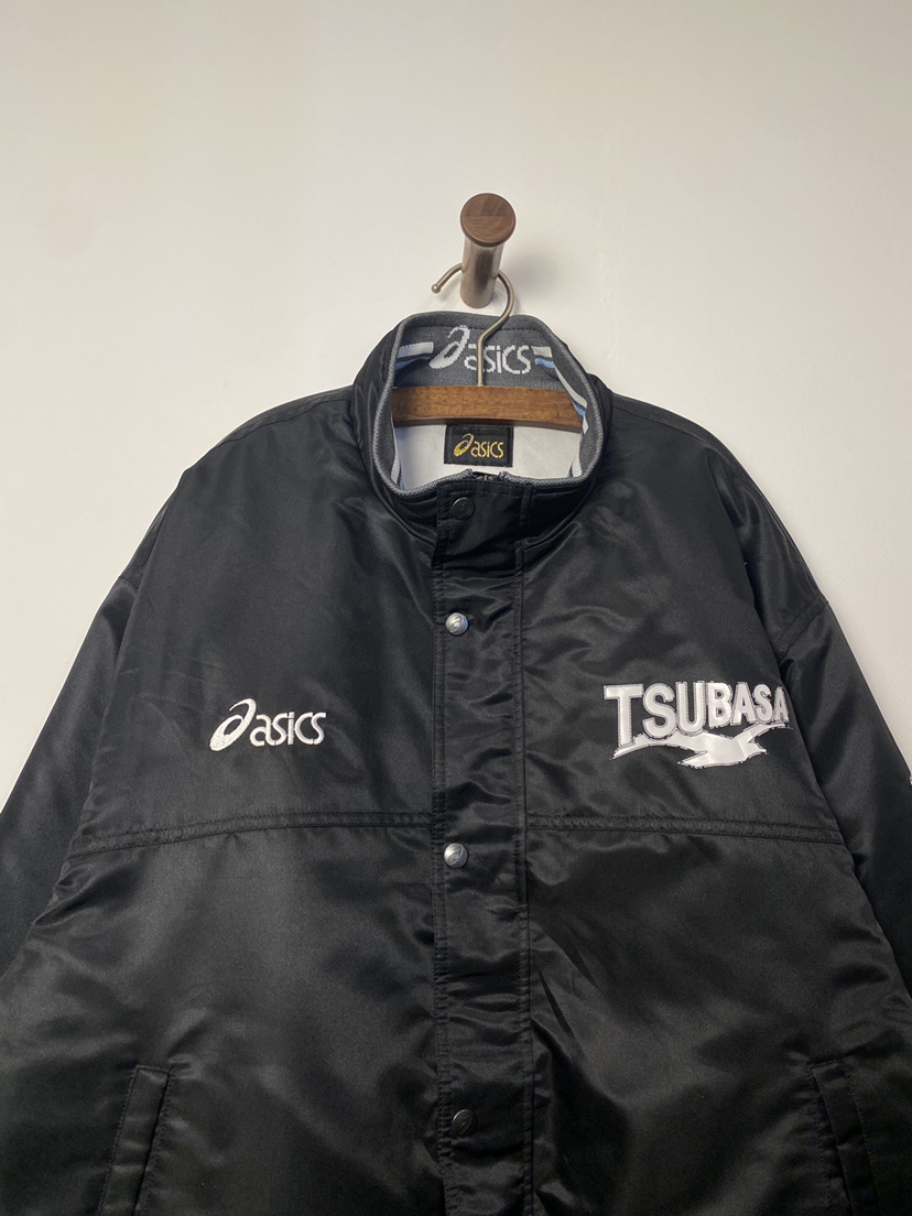 90年代 Vintage asics 亚瑟士 棉服 夹棉外套_CTJK(L)