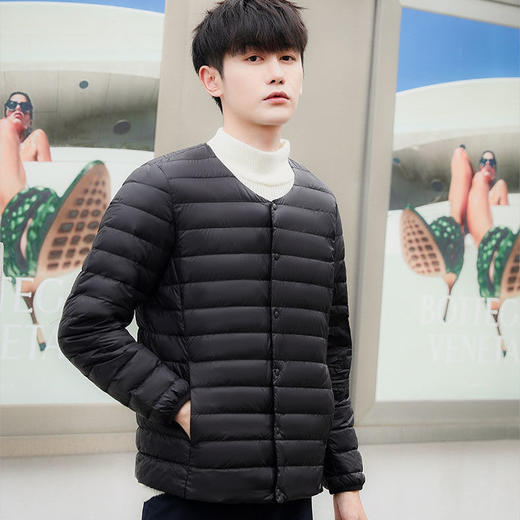 花羽辰 轻薄羽绒内胆 男女款 马甲/长袖 可变V领 基础修身 内胆保暖 多色可选 商品图13