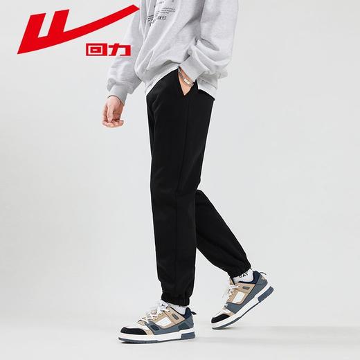 回力运动裤男2025春季新款百搭宽松束脚灰色卫裤网红潮男休闲裤子 商品图7