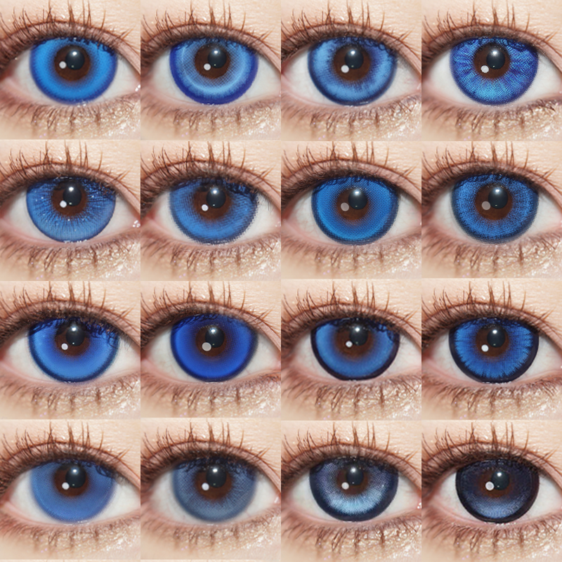 【合集】MyukiCon深蓝色 COS美瞳 化为星尘/忧郁蓝调/微光星河/深海幽兰/圣蓝星光/星河蓝/锦鲤深蓝/次元梦境/打走瞌睡虫 原神/恋与深空/第五人格/鬼灭之刃/银魂神乐 显色同款蓝瞳色系