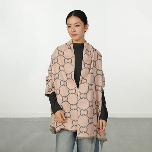 双C奢感围巾-纪念日百货门店同款165200211 商品图1