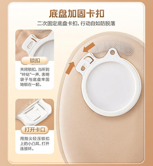 【康L保平替】新款可孚二件式凸面造口袋底盘4028/4029 微凸水胶体底盘 商品图5