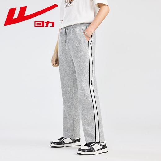 回力休闲裤子男潮牌2025新款抽绳运动裤夏宽松直筒灰色卫裤男春秋 商品图2