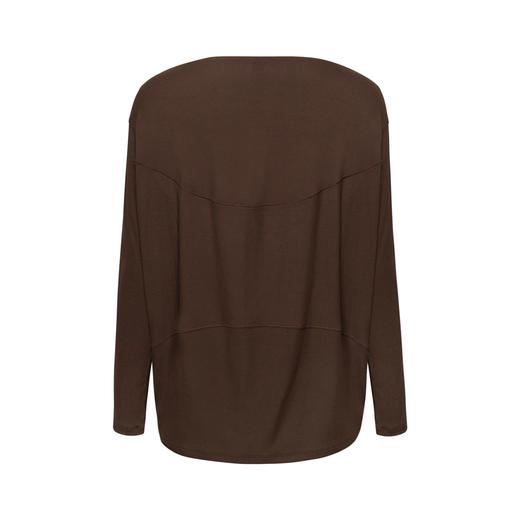 跃牌【倚窗听雨】Athena lulu兰精莫代尔龟背罩衫女宽松运动健身长袖瑜伽服上衣T恤CX147 商品图1