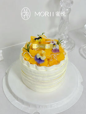 【琥珀鲜芒】芒果鲜奶油水果蛋糕（提前1天预定）
