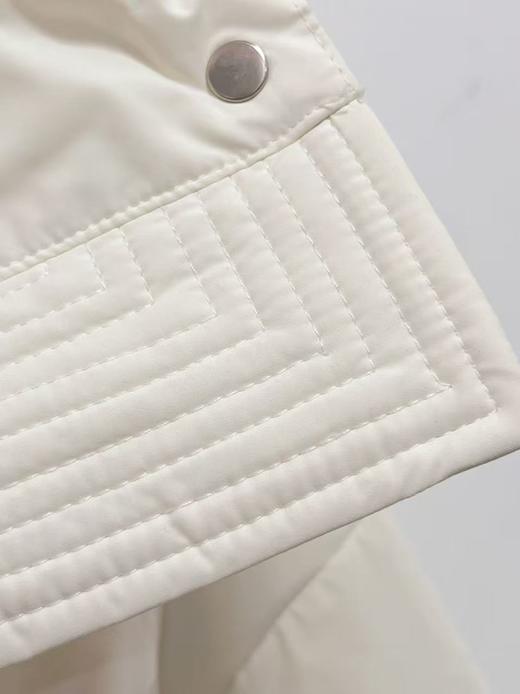 抗菌除螨面料【羽绒服】90%白鸭绒50D杜邦抗菌面料品质休闲宽松立领羽绒服-喜出 商品图4