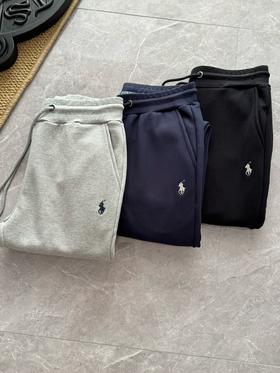 加绒款】Ralph Lauren Polo拉夫劳伦加绒卫裤 2025秋冬装经典款小马标刺绣加绒运动卫裤