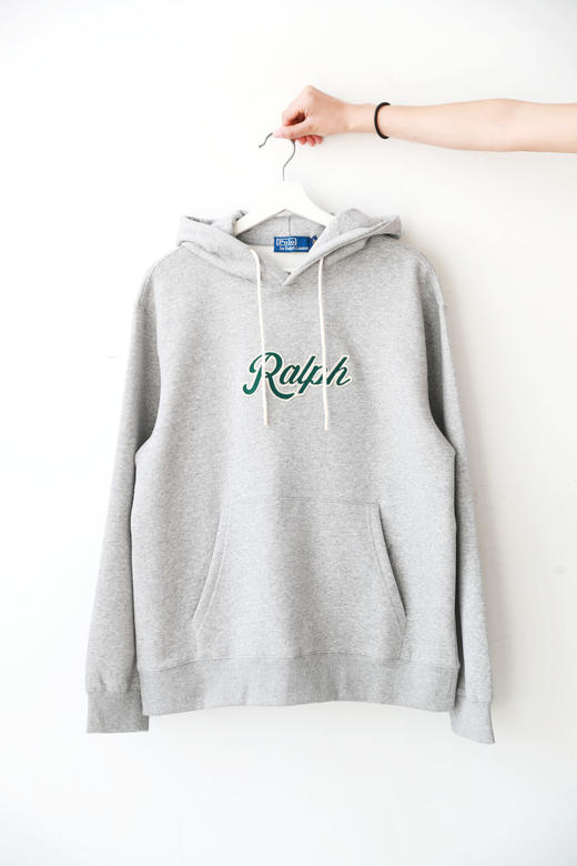 重工刺绣美式帽衫，学院连帽卫衣。胸口字母加绒宽松外套C112268 商品图4