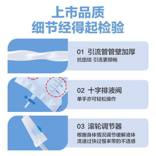 【尿路造口专用】可孚医用一次性尿袋引流袋 商品图2