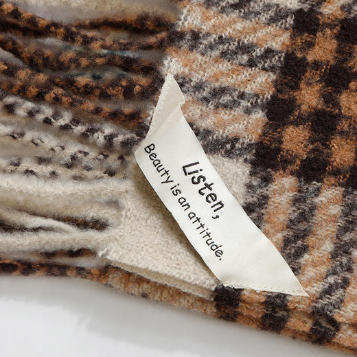 时尚复古奢感双流苏围巾-纪念日百货门店同款165200326 商品图2