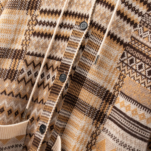 【复古来袭】100纯山羊绒连帽宽松加厚大版大衣外套女CYR240103MAO 商品图2