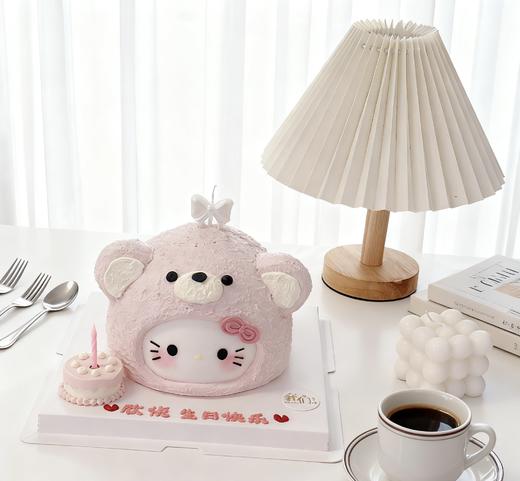 多款式~微加高hellokitty猫卡通小动物蛋糕-低糖处理无添加 商品图0