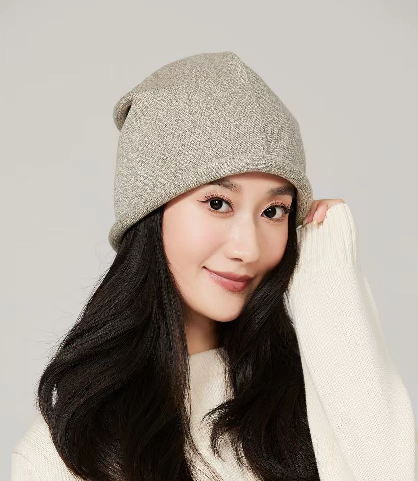 素道针织帽  防风纯棉帽