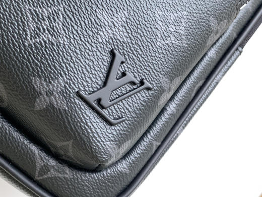 秋冬特惠💰1180 渠道级LV【A钢五金 MB163c01变码芯片】te级LV 全套包装 M47137黑花  M47137黑花本款 Avenue 小号单肩包 商品图4