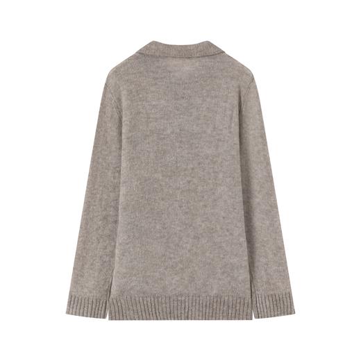 N°28 2025 秋冬季新款设计师女装长袖POLO领毛衣羊毛上衣 895392M110 商品图3