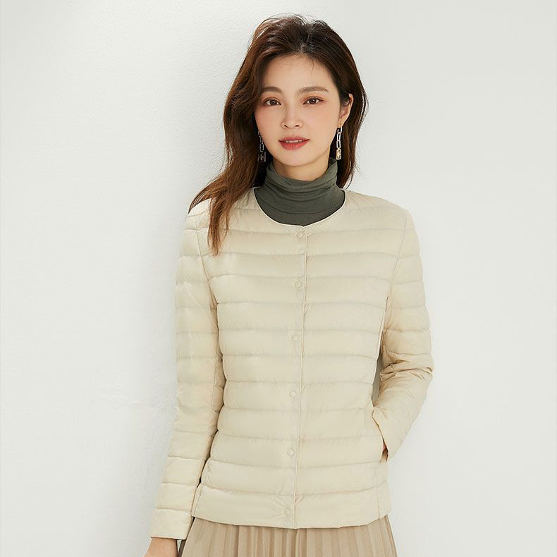 花羽辰 轻薄羽绒内胆 男女款 马甲/长袖 可变V领 基础修身 内胆保暖 多色可选