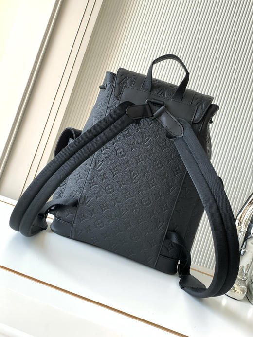 秋冬特惠💰1600 渠道级LV【全钢五金 MB163c01变码芯片】te级LV 全套包装 M20899黑色压花 本款Christopher双肩包 商品图2