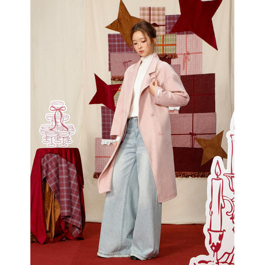 【礼物季】基本款呢子大衣-纪念日百货门店同款167293597 商品图1