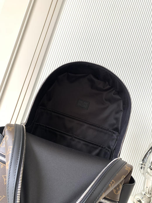 秋冬特惠💰1450 渠道级LV【全钢五金 MB163c01变码芯片】te级LV 全套包装 M46684老花 本款 Discovery 小号双肩包 商品图7