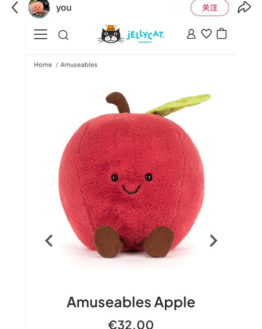 原单版本jellyca*t圣诞平安果🍎玩偶112101 商品图7