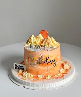 【周年庆精选】日照金山 微景观蛋糕A款