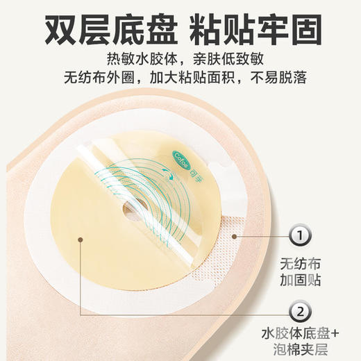 可孚一件式造口袋4005C 一次性人造直肠肛门改道大便袋 商品图2