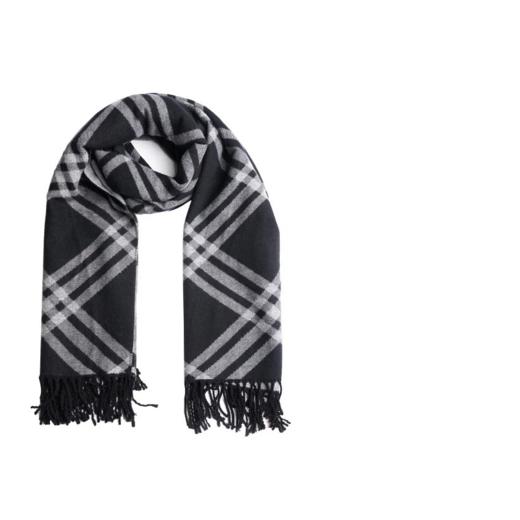 N°28 秋冬时尚经典黑格纹围巾保暖百搭围脖8955A1P005  商品图1