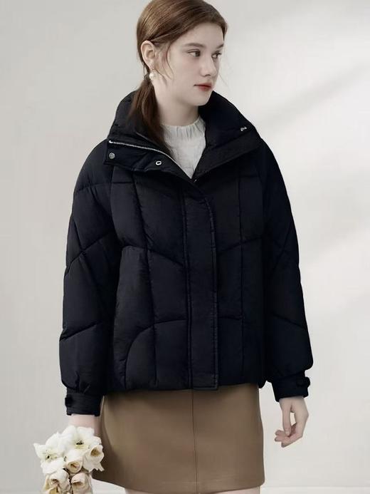 【羽绒服】亦轻羽 绒子含量90%立领休闲宽松羽绒服保暖秋冬-喜出 商品图3